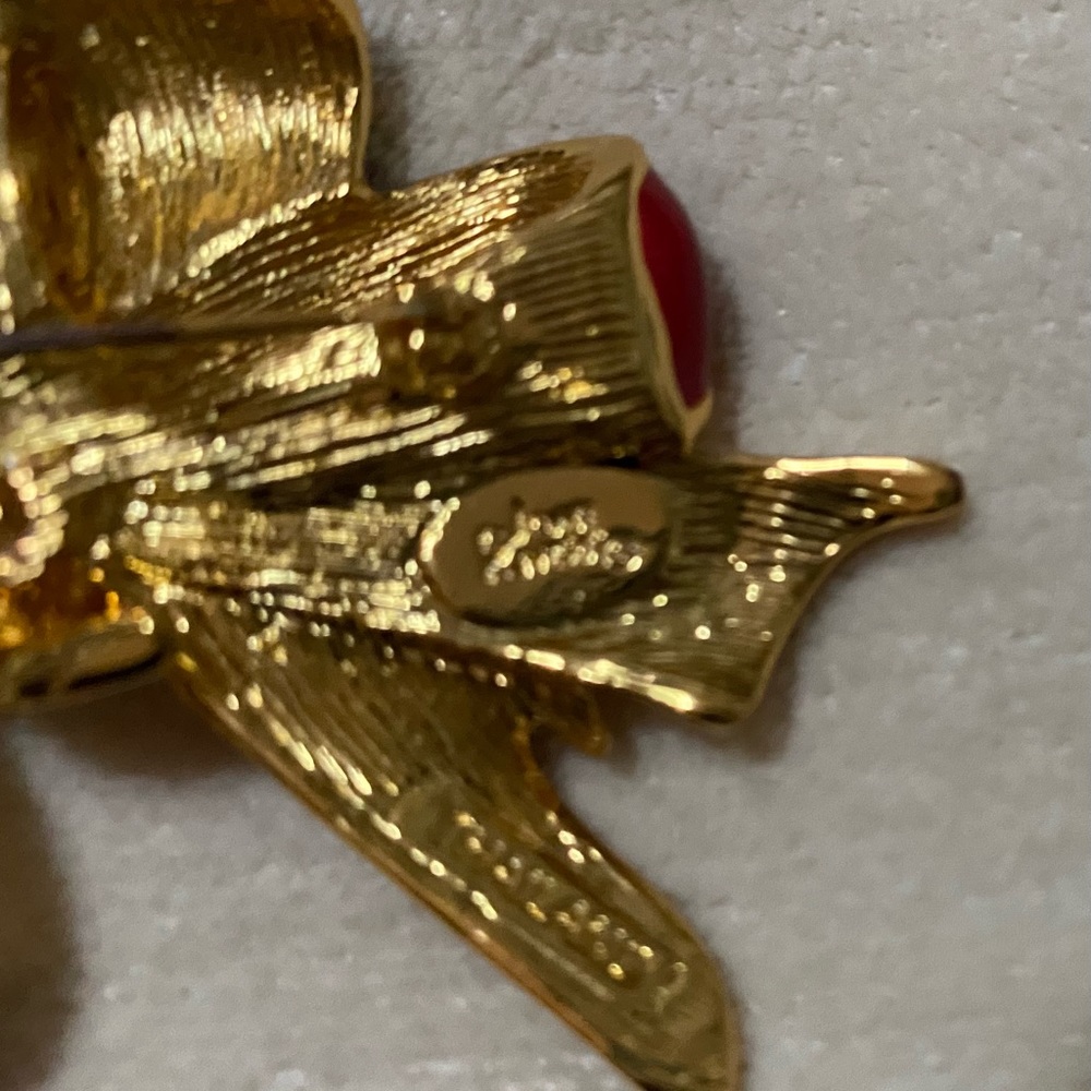 Joan Rivers Patriotic Bow brooch / pin - Picture 3 of 7